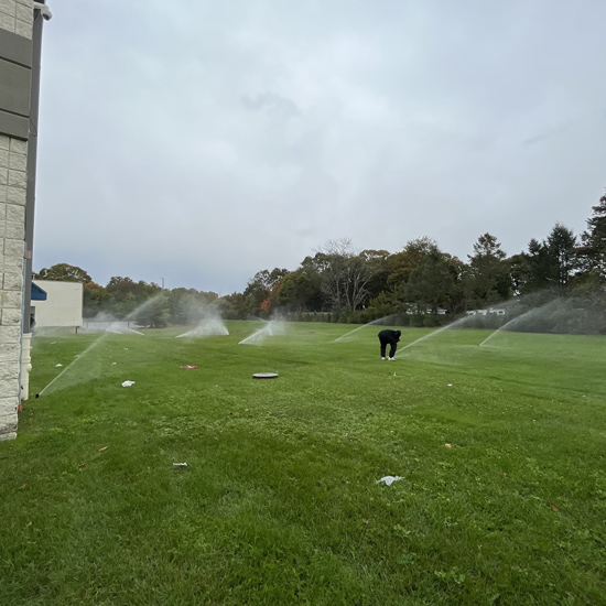 Sprinkler installation